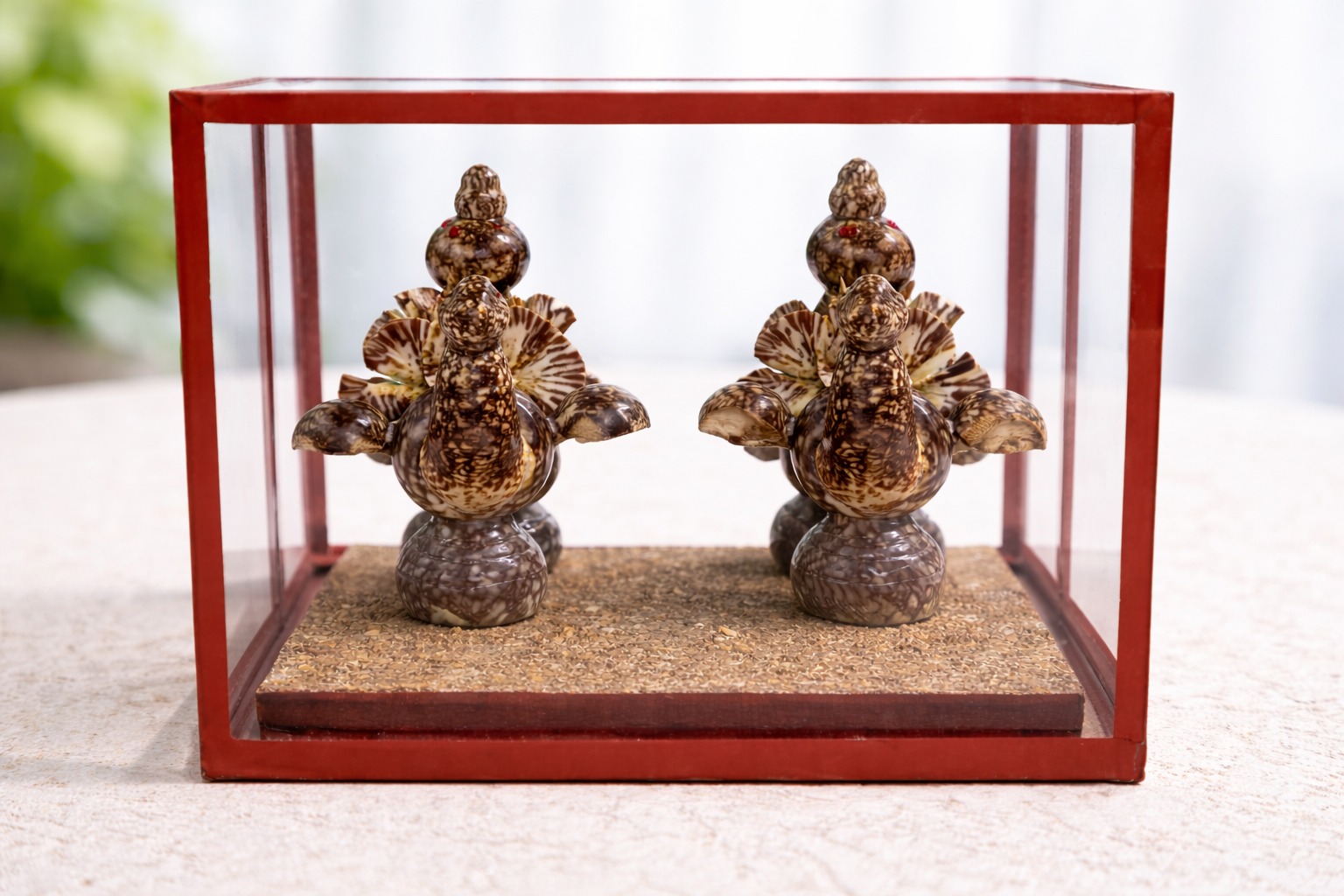 Peacock Set 2 Piece (5 inch) back