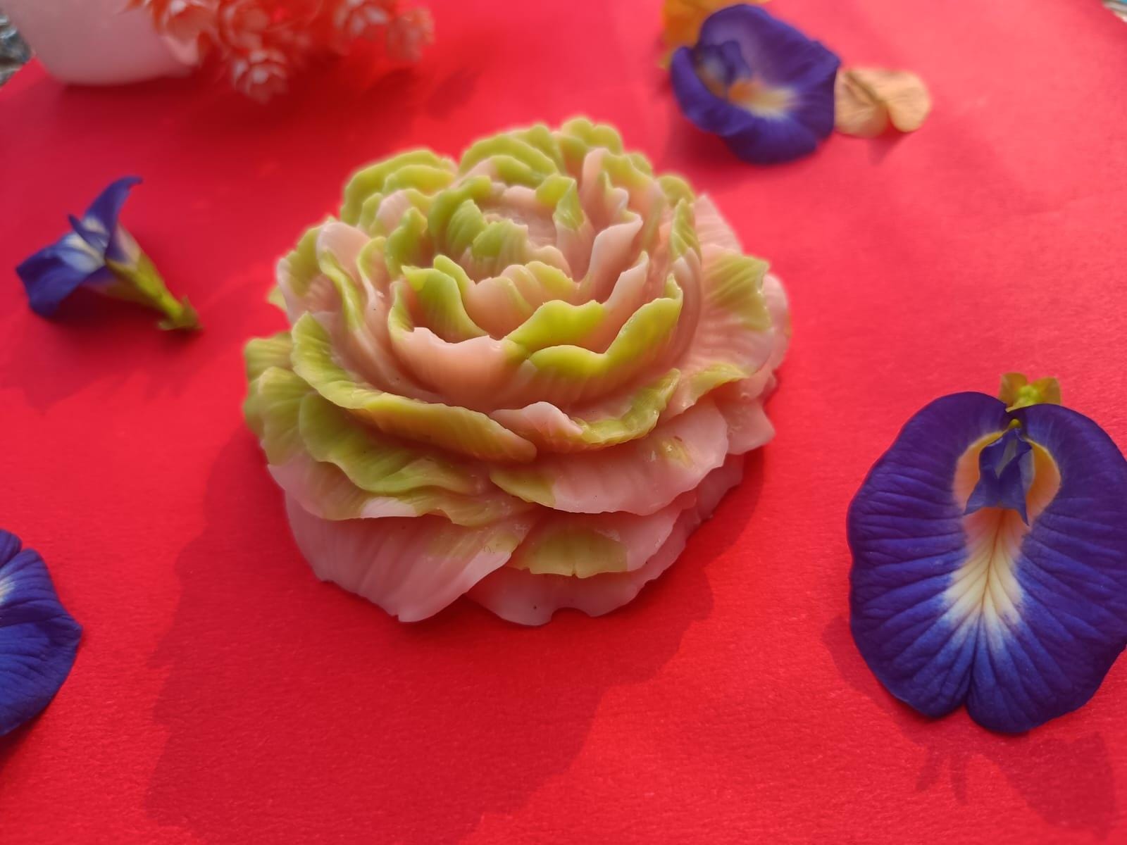 Peony Flower Candle3