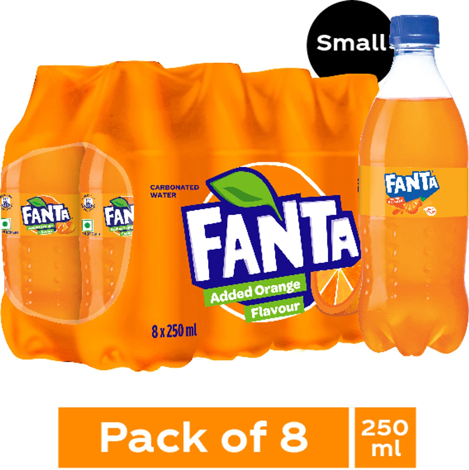 Fanta Plastic Bottle (8 x 250 ml)
