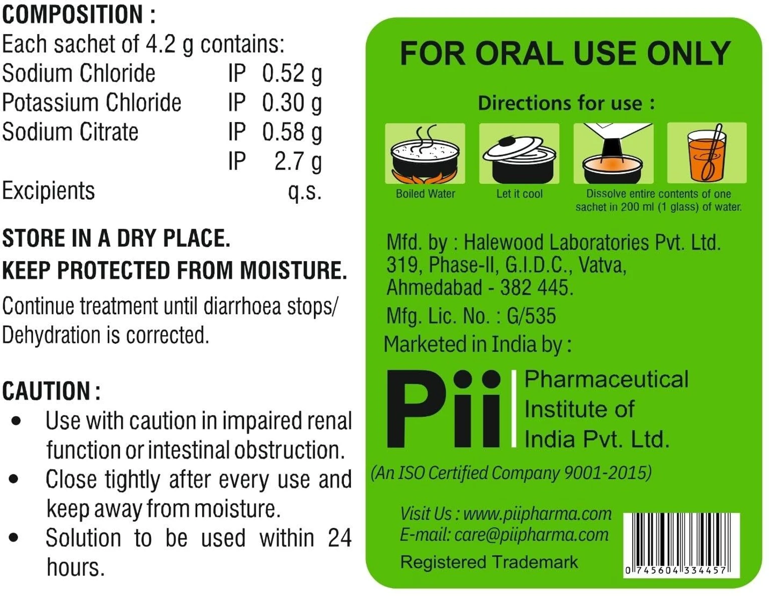 PII ELECTROLYTE Electrolyte Drink Mix Powder2