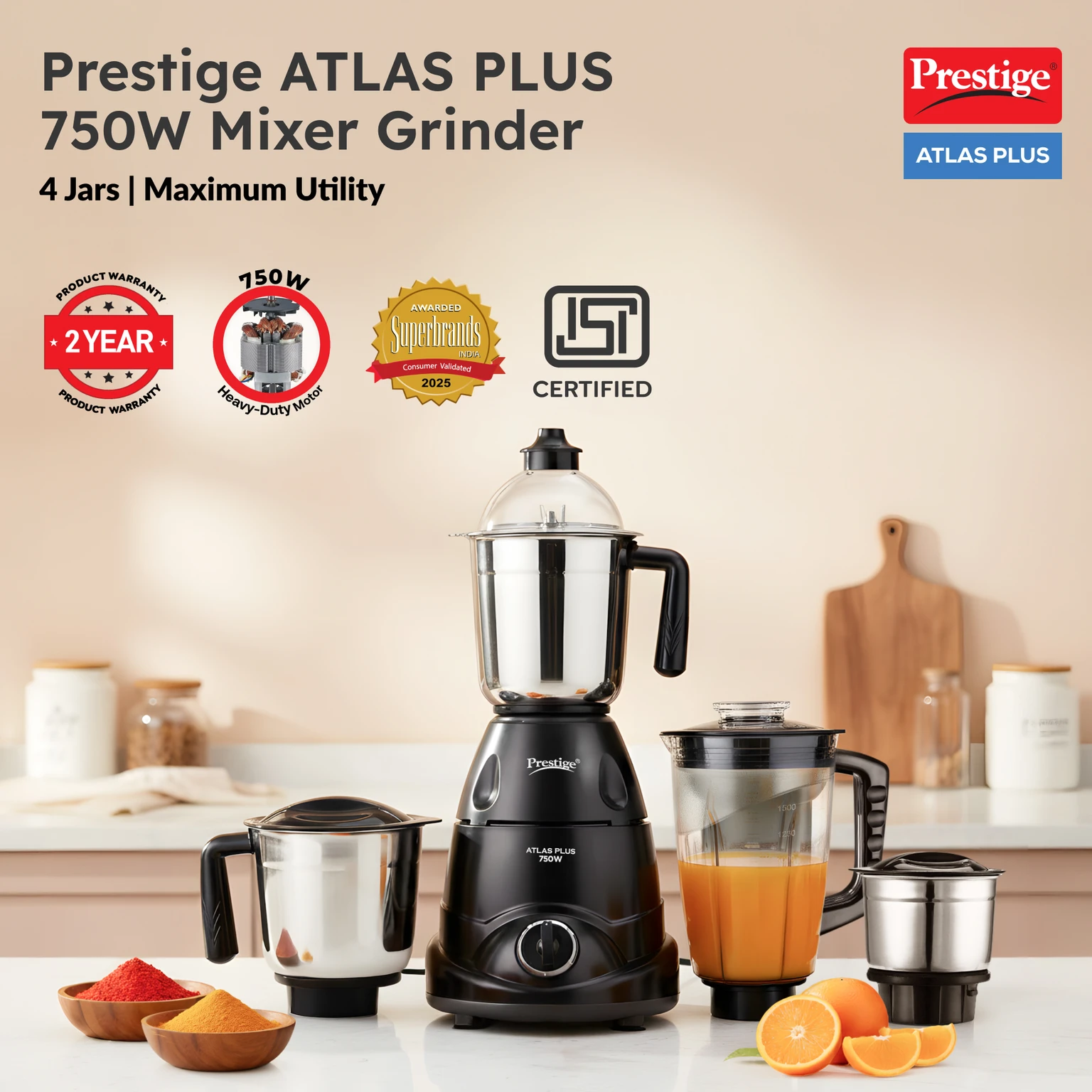 Prestige Mixer Juicer Grinder1