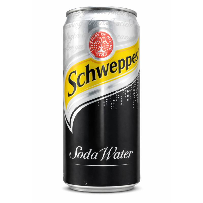 Schweppes Soda water 320ml Can (6 x 320 ml)3