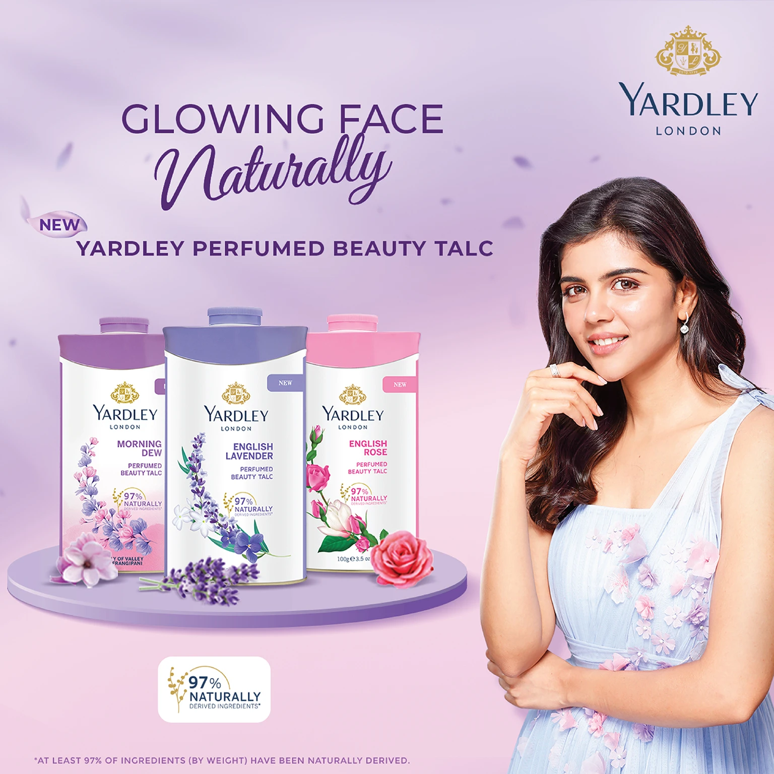 Yardley London English Lavender Perfumed Talcum Powder3