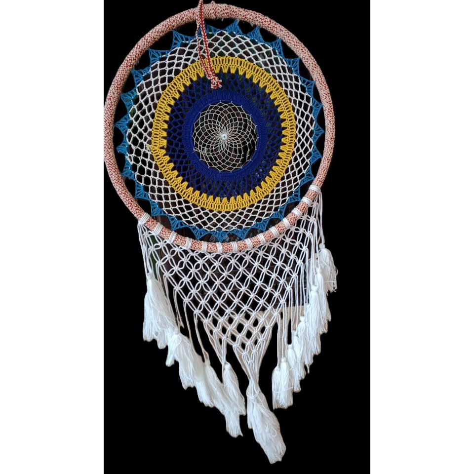 Dream Catcher Blue Yellow Dark Blue1