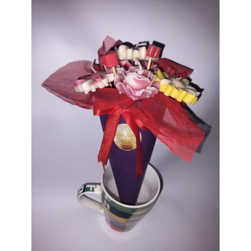 Handmade Candle Flower Bouquet
